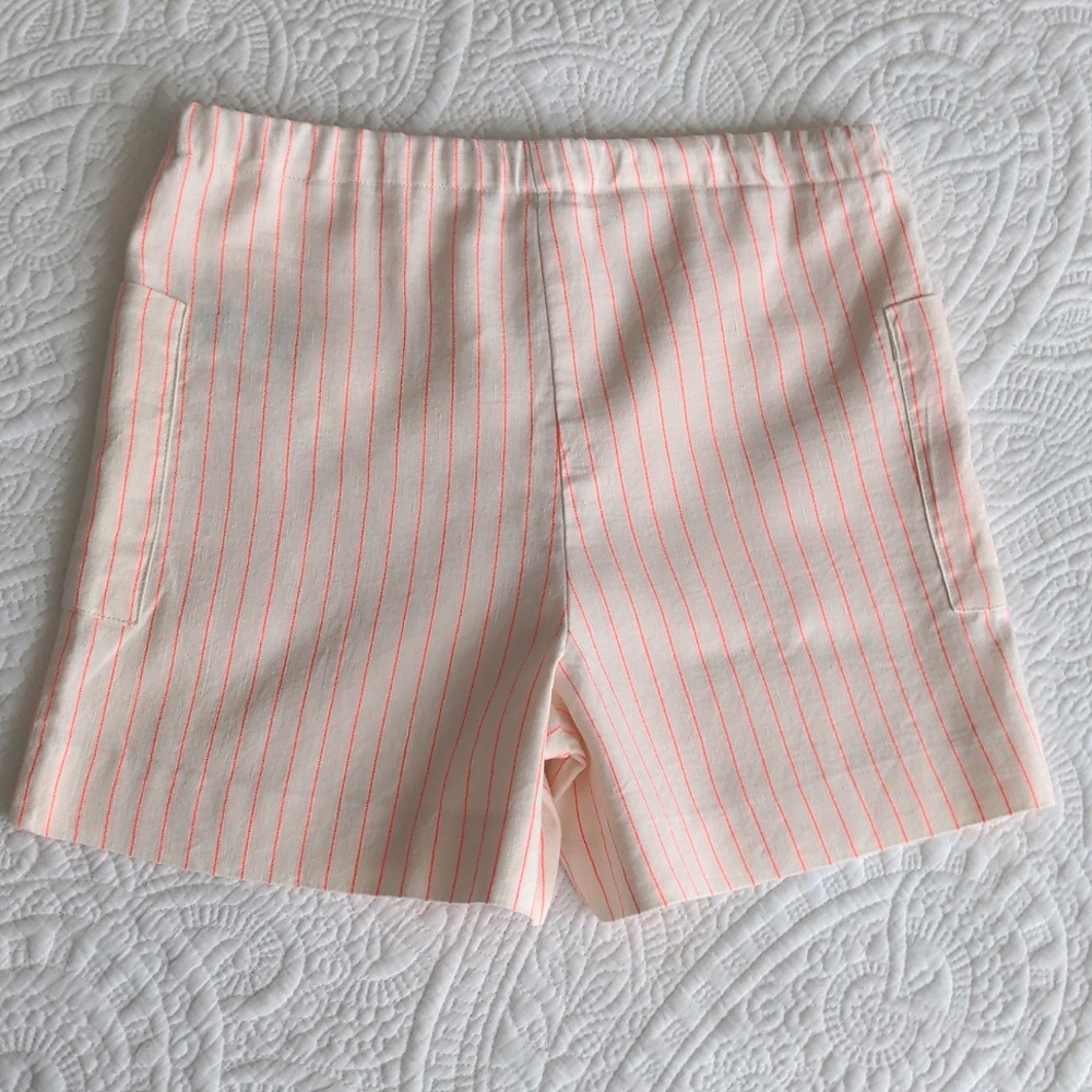 Bonpoint Linen Striped Shorts - Picture 3 of 6